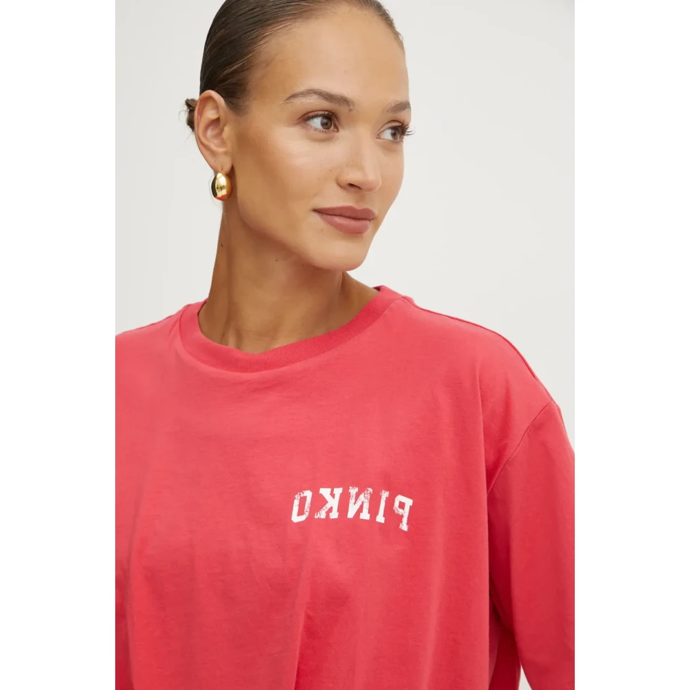 pinko Stijlvolle T-shirts en Polos Red Dames