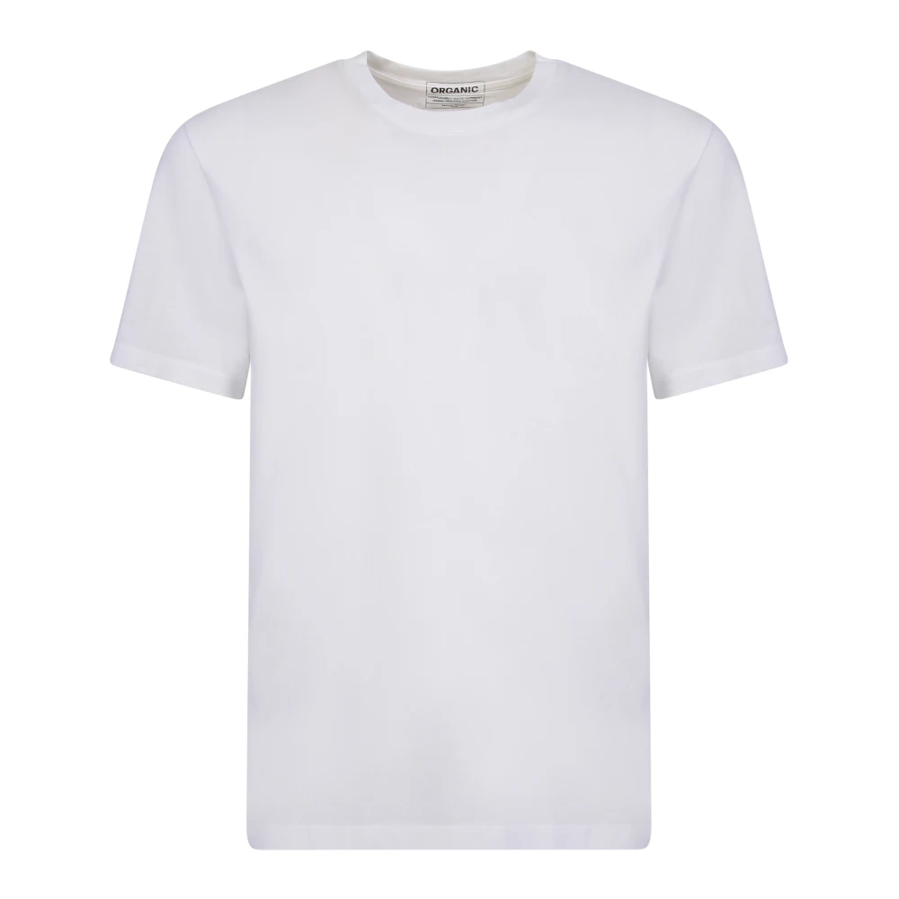Maison Margiela Wit Katoenen Ronde Hals T-Shirt White Heren