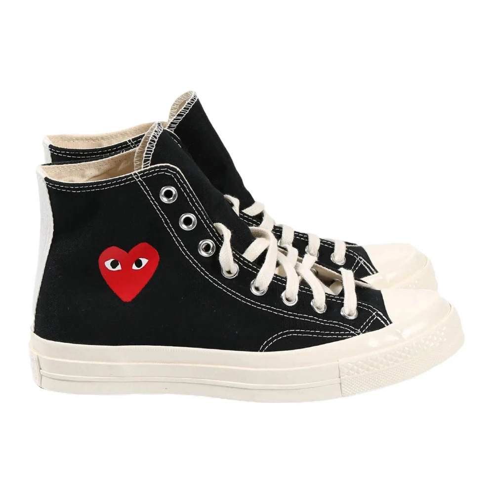 Comme des Garçons Play Ct70 Small Heart Hi Dames Schoenen Zwart