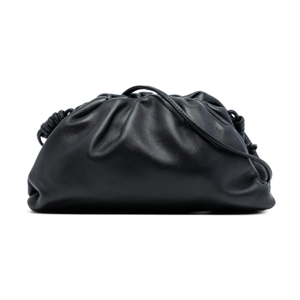 Bottega Veneta Vintage Women's Black Pre-Owned Vintage Pouch Clutch Bag