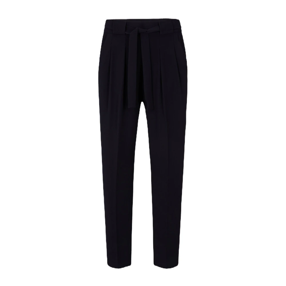 Windsor Navy Geplooide Crepe Broek Blue Dames
