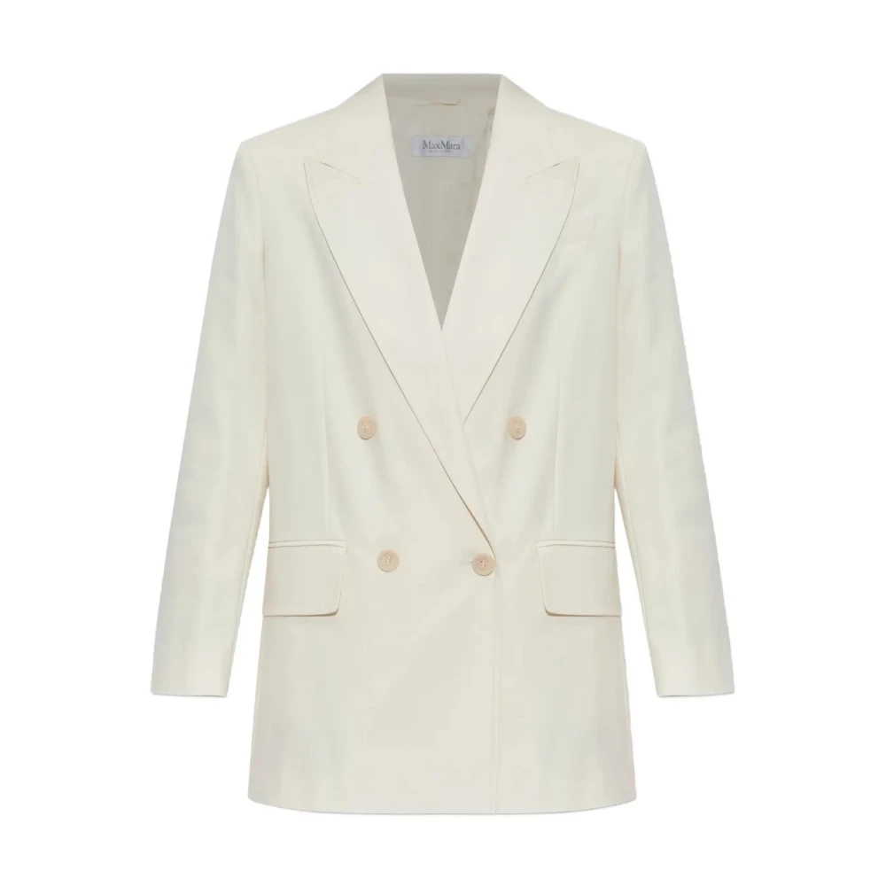 Max Mara Women's White Blazers, Xs, Suez Jacket