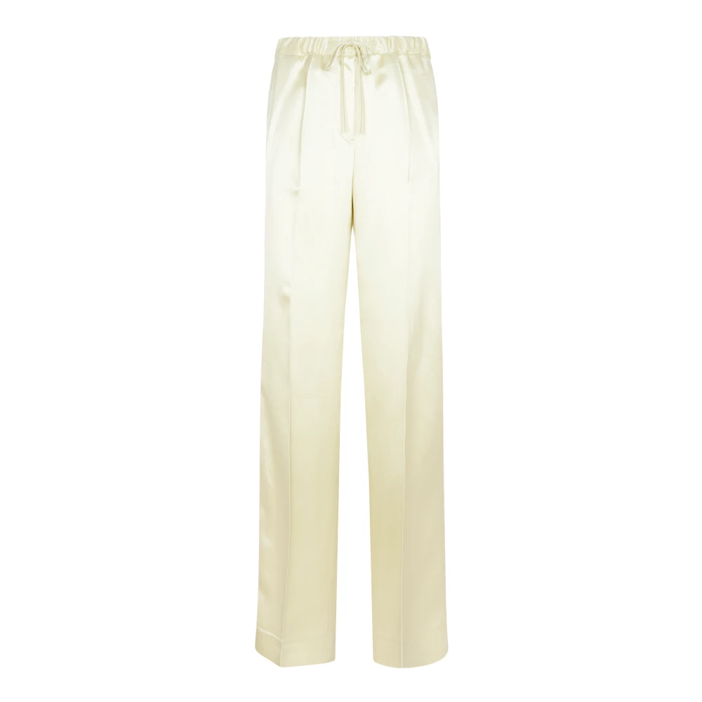 Jil Sander Groene Broek Beige Dames
