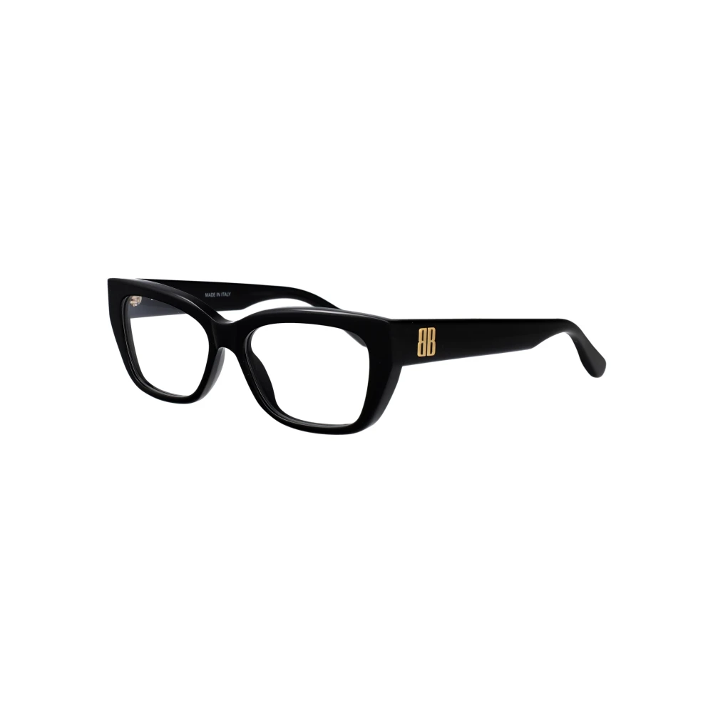 Balenciaga Women's Black Rectangular Optical Frame - Glasses - 55 Mm - Accessories