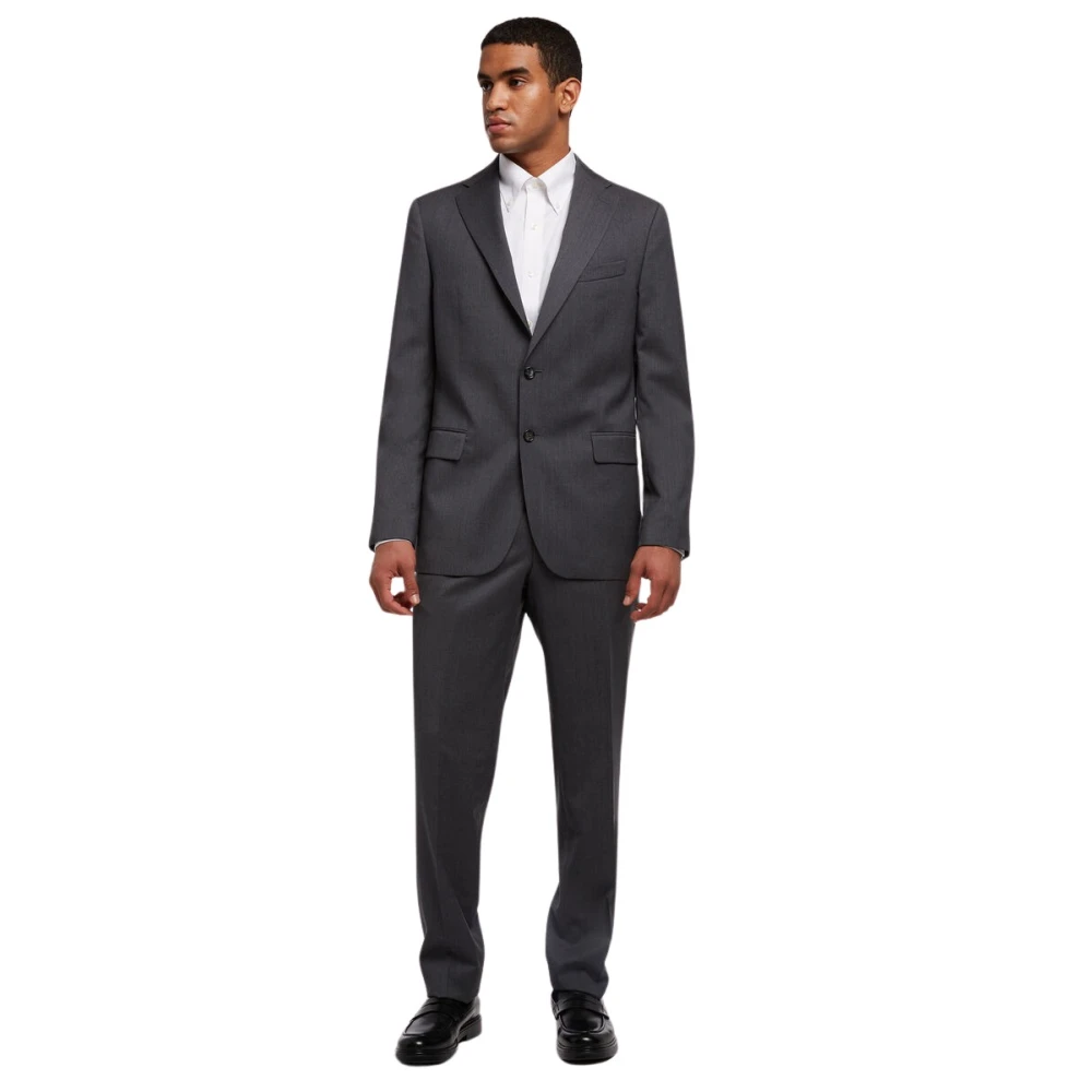 Brooks Brothers Pak Zuivere Maagdelijke Wol Gray Heren