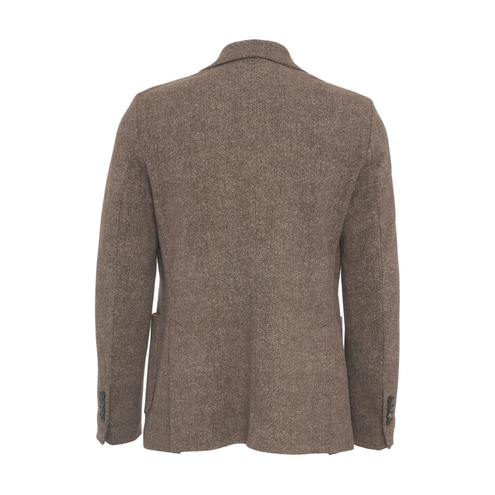 Circolo 1901 Bruine Blazer Aw24 Herenmode Brown Heren