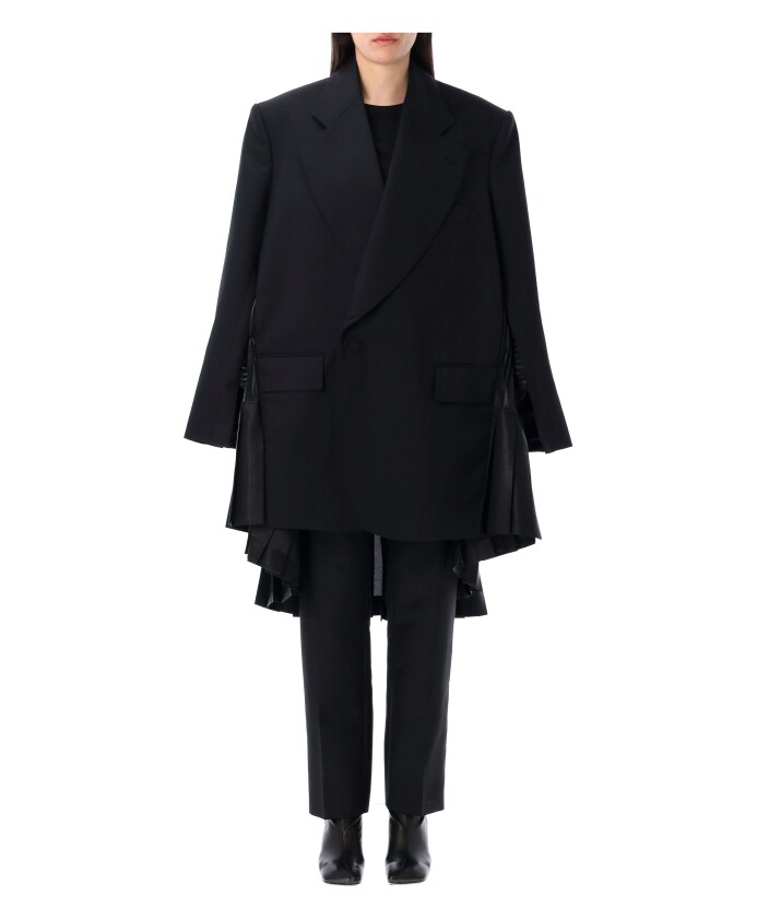 blazer-long-noir-plisse
