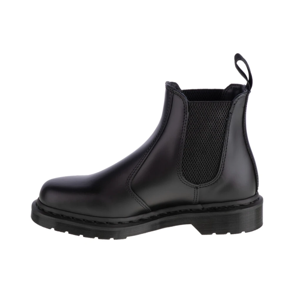 Dr. Martens Black Chelsea Boots, Male, 7 Uk, 2976 Mono Smooth Leather Chelsea Boots
