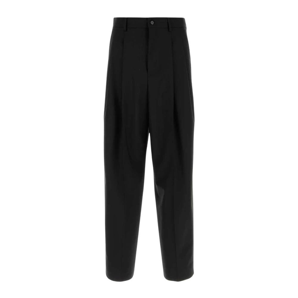 Dolce & Gabbana Black Wool Oves Aries Dress Pants - IT48 | M - Image 3
