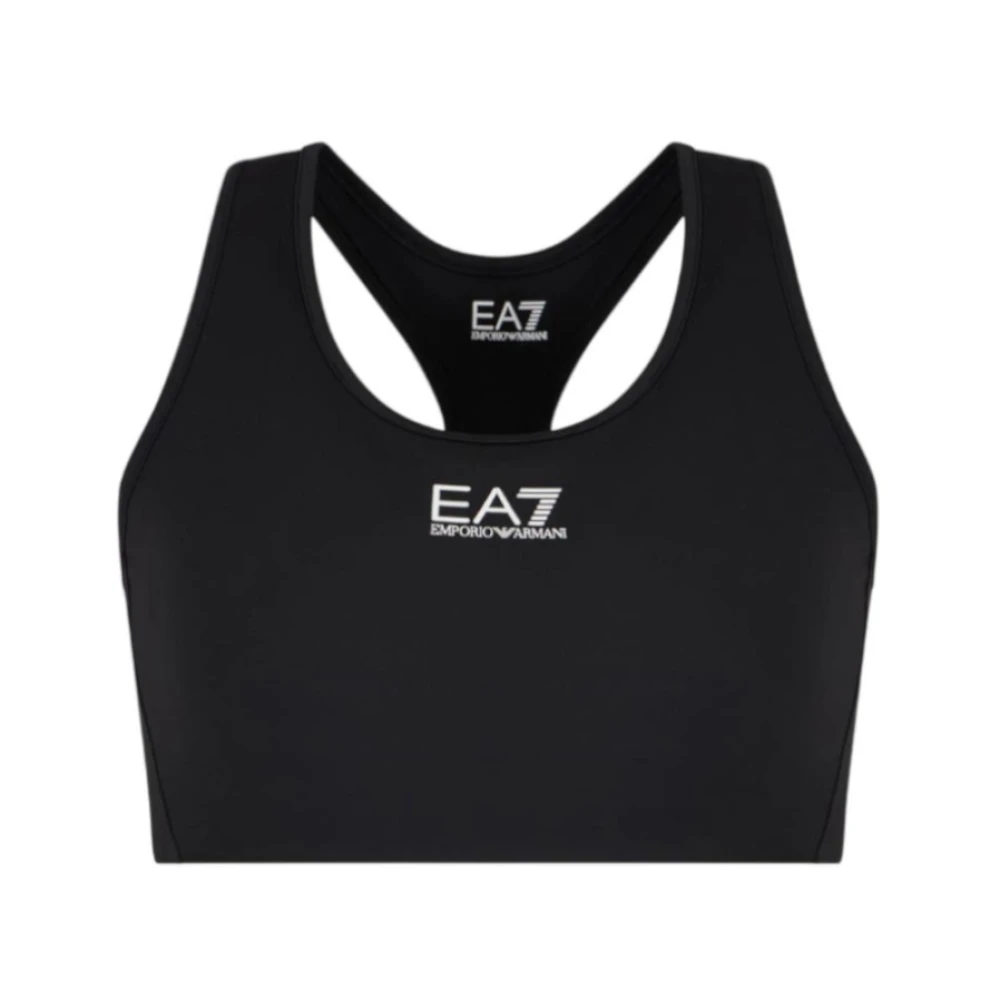 Emporio Armani Ea7 Donna Nero Top, M, New,