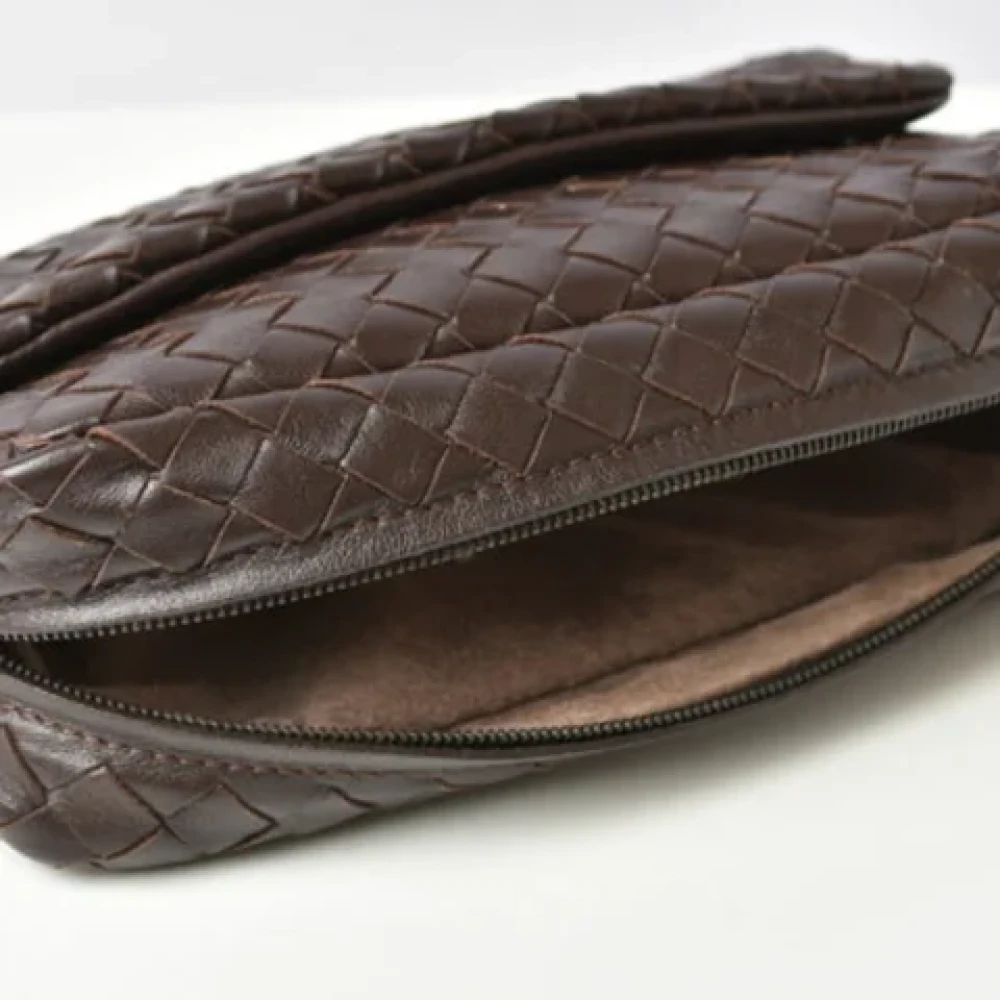 Bottega Veneta Vintage Pre-owned Leather handbags Brown Dames