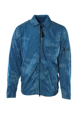 Blå Camo Net Overshirt