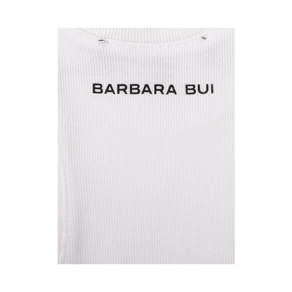 Barbara Bui Sportieve-chique 90 Stijl Tanktop White Dames