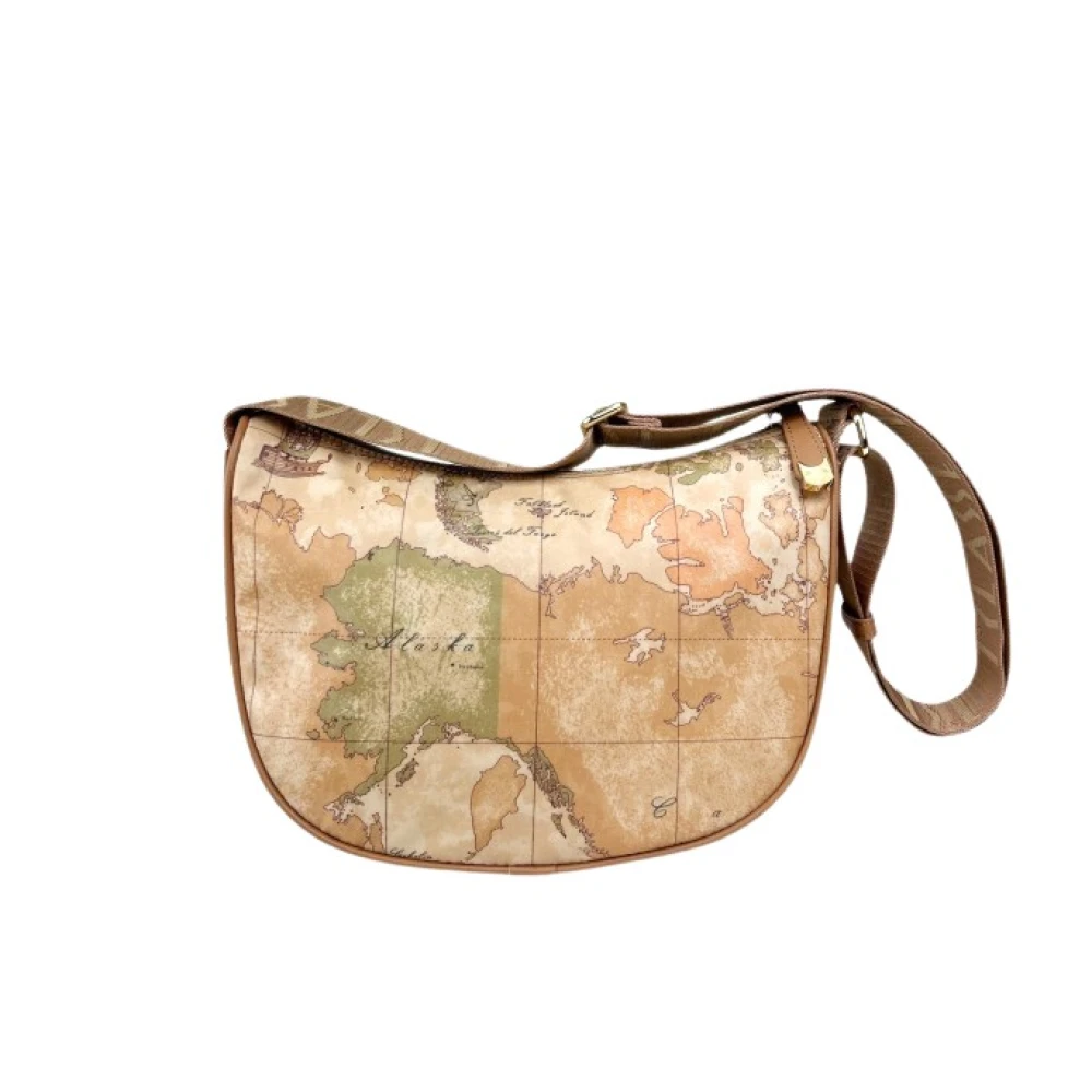 Alviero Martini 1A Classe Women's Beige Soft Tracolla Mezzaluna Piccola - Cross Body Bags - One Size - Bags