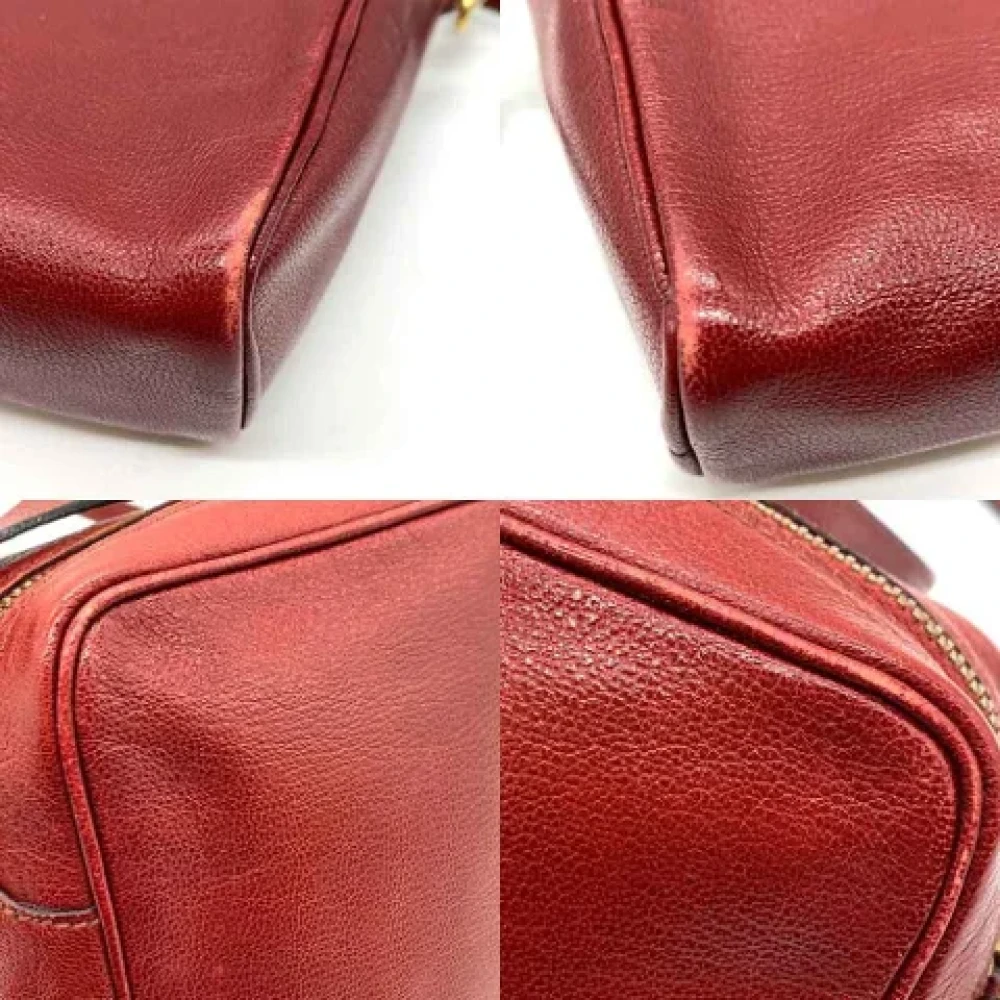 Hermès Vintage Pre-owned Fabric crossbody-bags Brown Dames