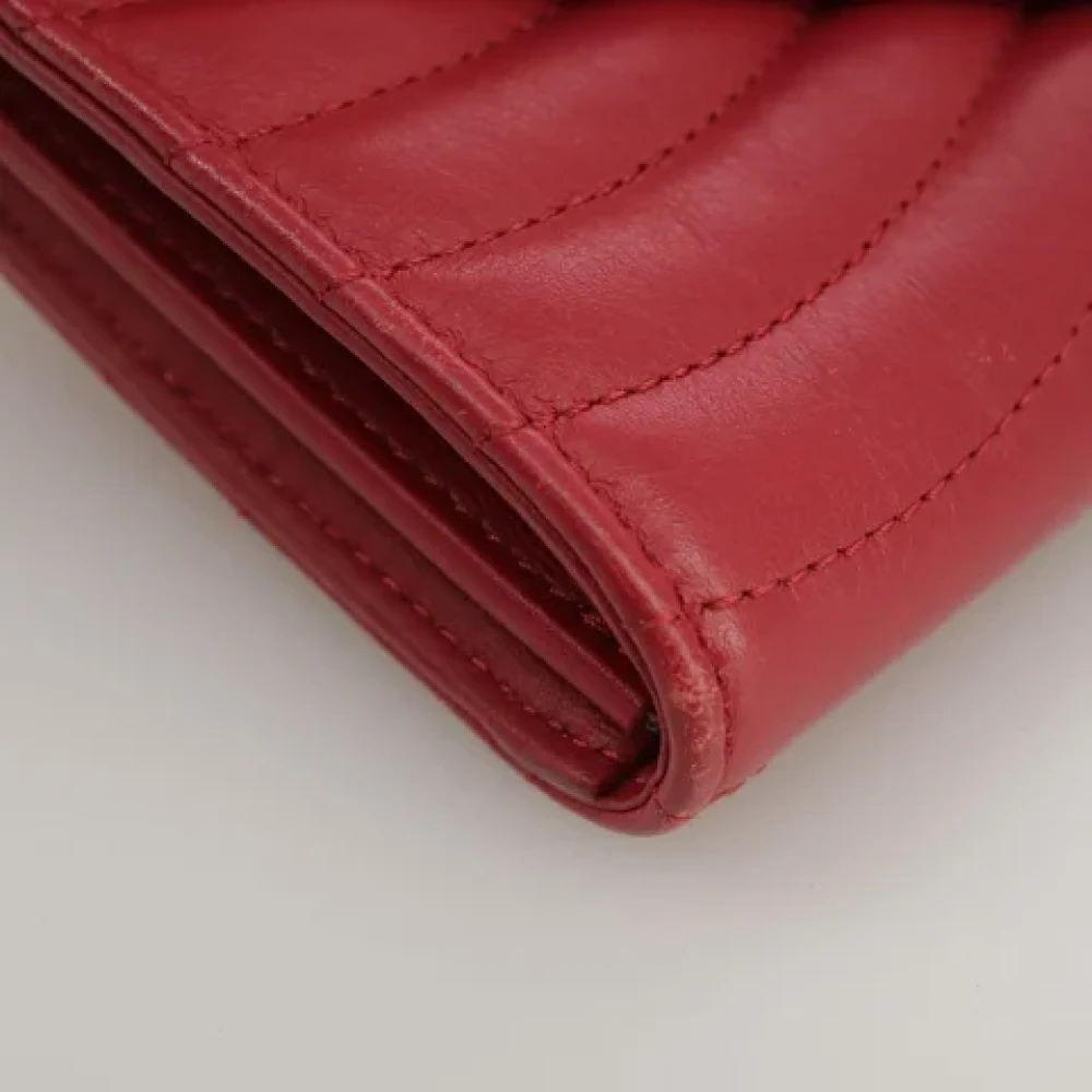 Louis Vuitton Vintage Pre-owned Leather wallets Red Dames