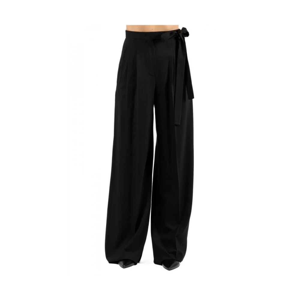 Max Mara Slim Fit Damesbroek Black Dames