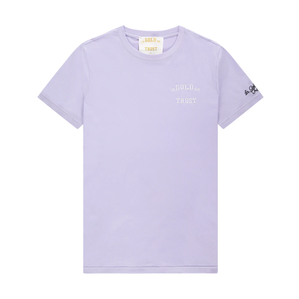 In Gold We Trust Lavendel Pusha Light T-shirt Purple Heren