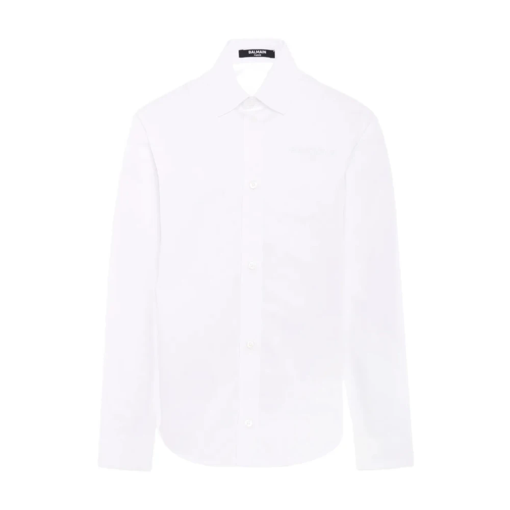 Balmain Boys White Junior Clothing Shirt Aw25 - Kids Shirts - 13 Y - Kids