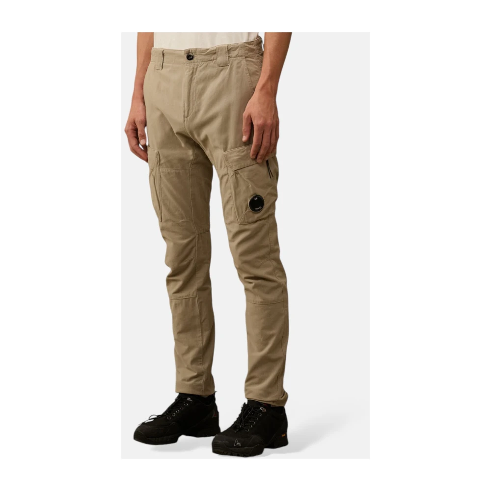 C.P. Company Cargo Broek Ottoman Stretch Ergonomisch Beige Heren