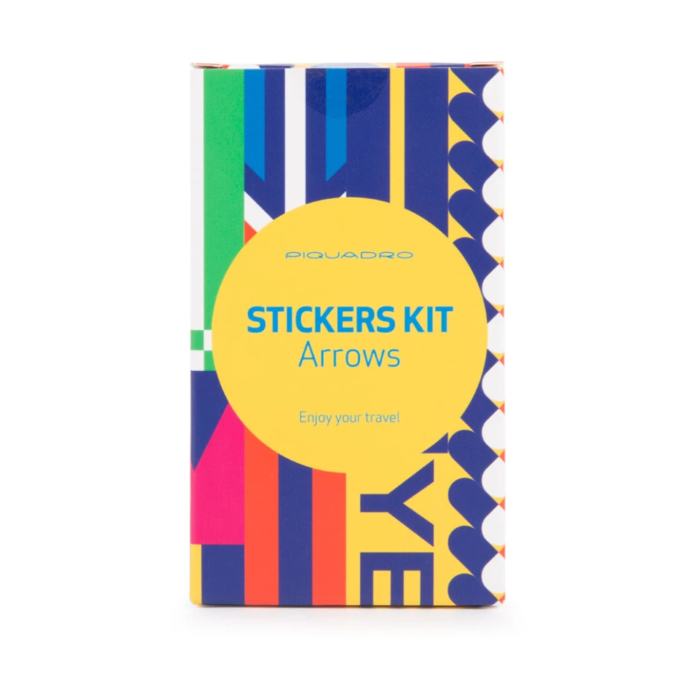 Piquadro Unisex Multicolor Sticker Set For Trolley