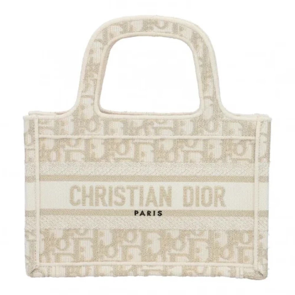 Dior Vintage Pre-owned Canvas dior-bags Beige Dames