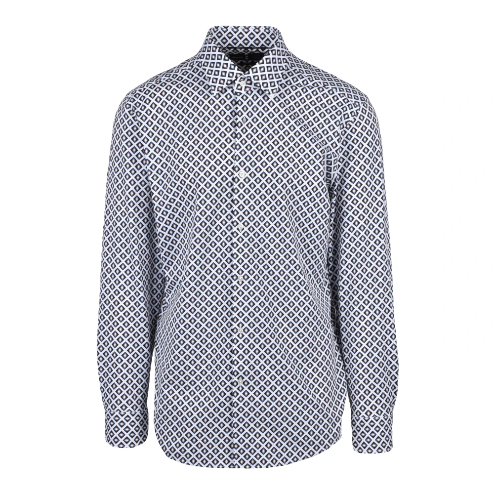 Hugo Men's Multicolor Camicia In Stretch - Casual Shirts - L - Shirts