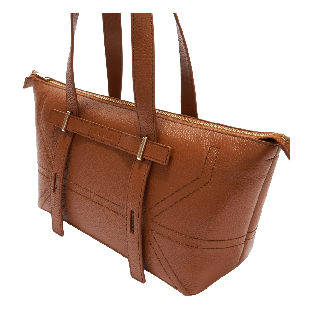 Furla Edra Tote Tas Brown Dames