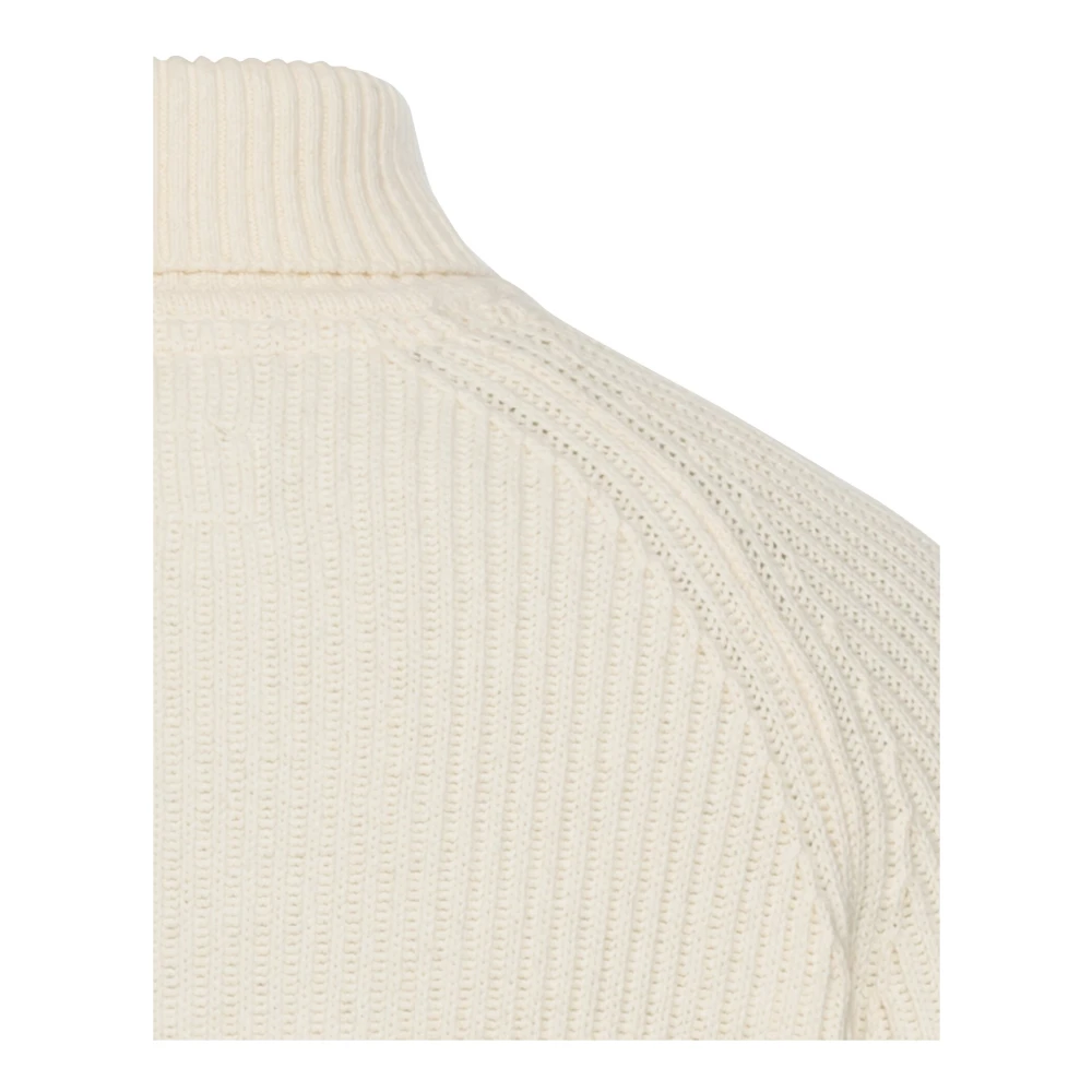 camel active Rolhals Gebreide Trui Beige Heren