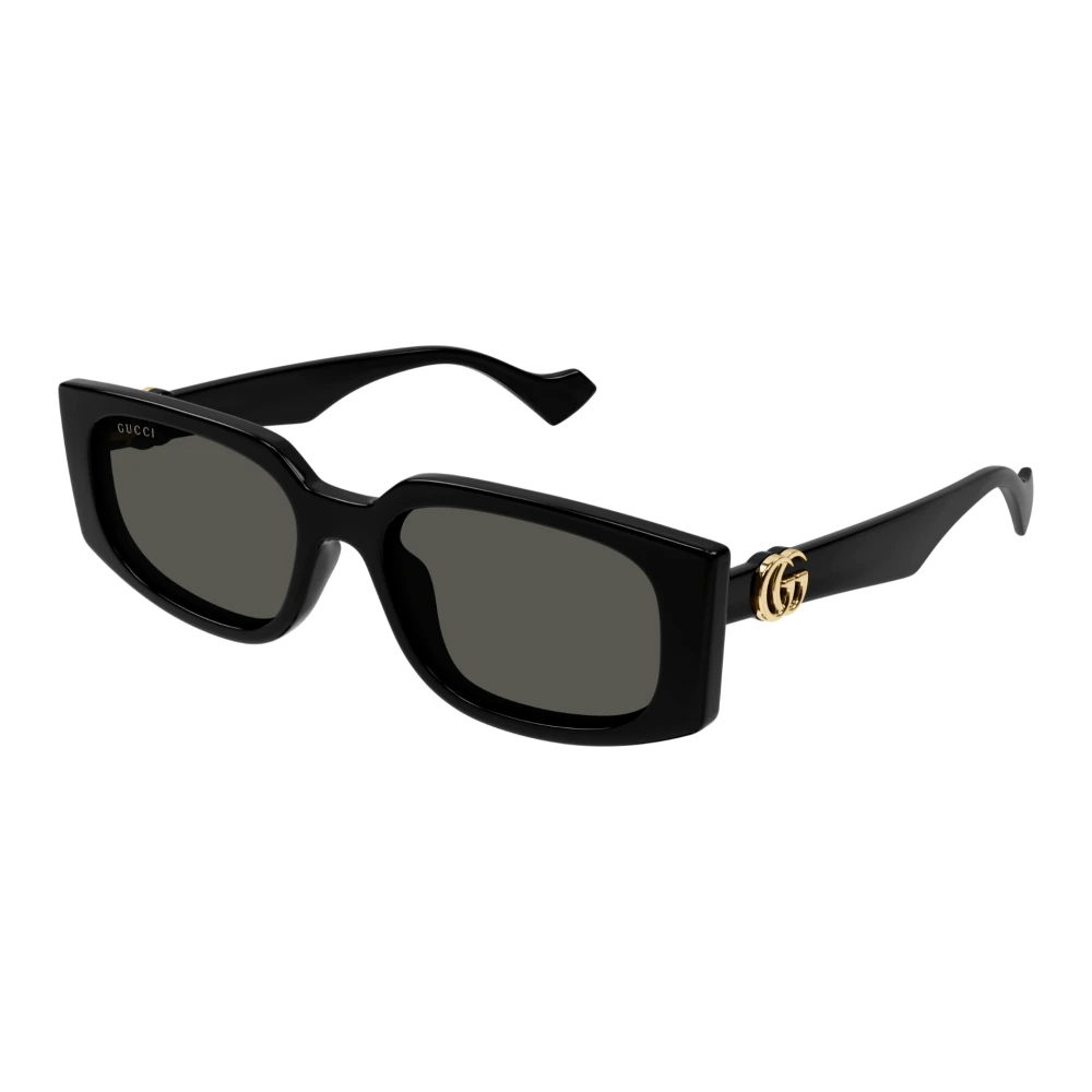 Gucci Women's Black Sunglasses, 55 Mm, 001 Sunglasses