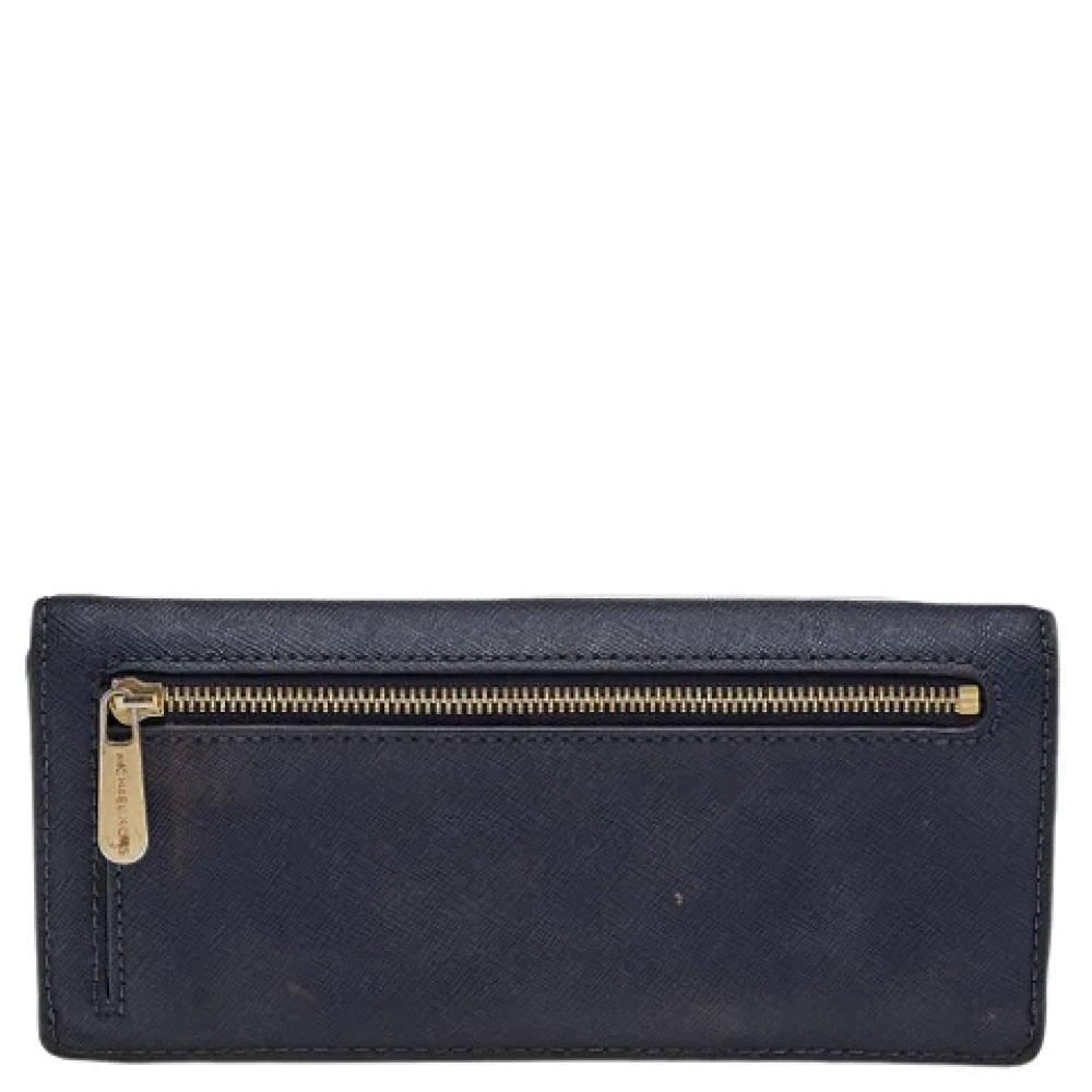 Michael Kors Pre-owned Leather wallets Blue Dames