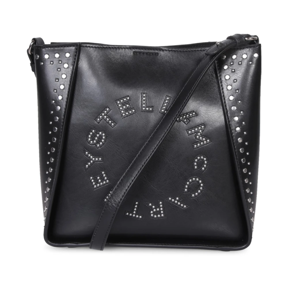 Stella Mccartney Stud Embellished Alter Crossbody Tas Black Dames
