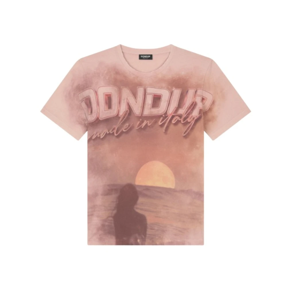 Dondup - Tops > T-Shirts - Pink - Dondup - Modalova