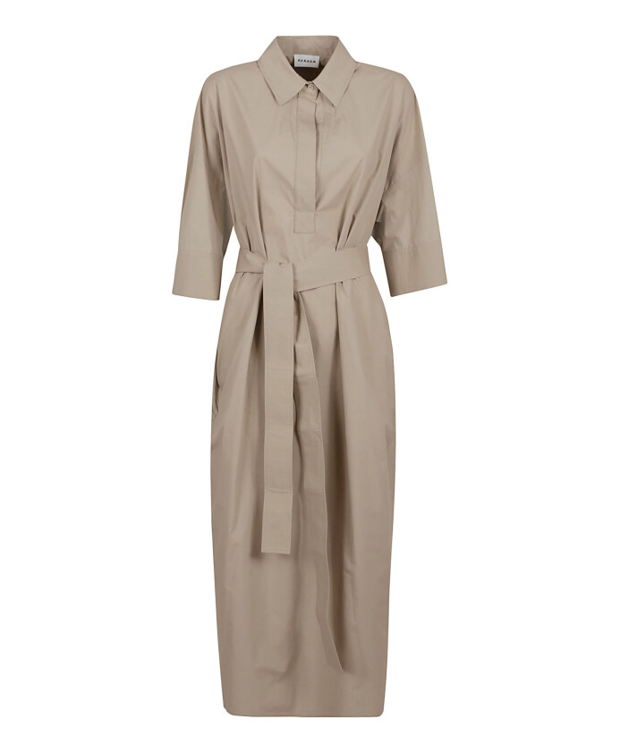 robe-marron-en-coton-pour-femmes