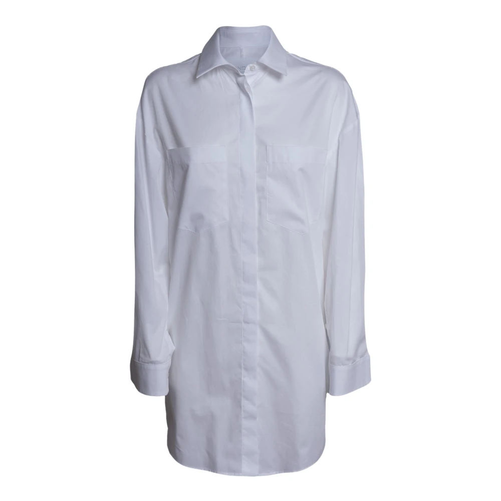 Dondup Women's White Layered Shirt Dress - Shirts - S - Blouses & Shirts