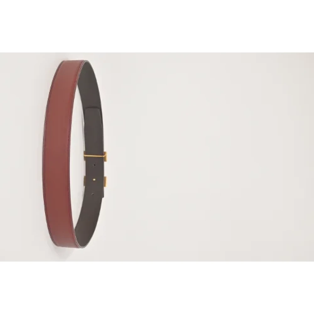 Hermès Vintage Pre-owned Leather belts Brown Heren