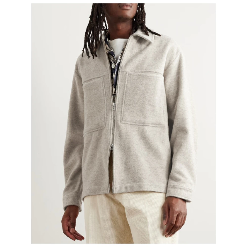 Nn07 Zachte Merinowollen Ritsjas Beige Heren