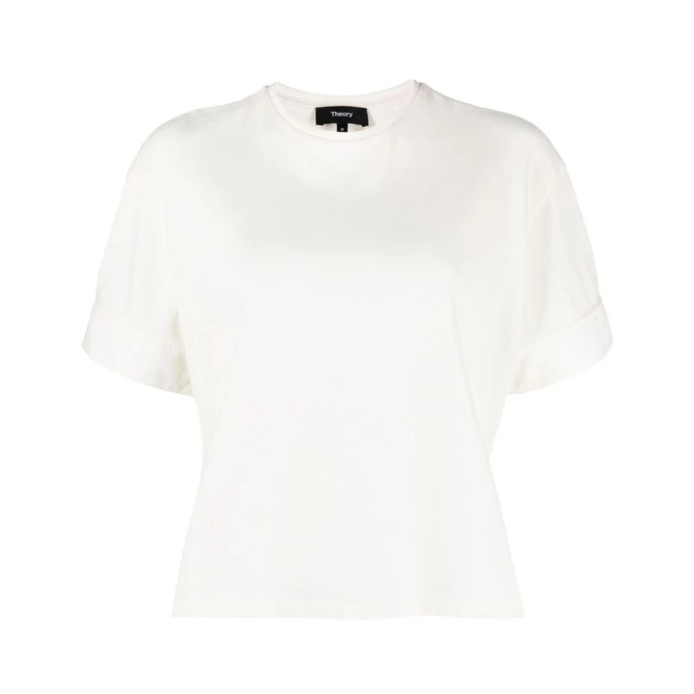 Theory Ivoorwit Crew Neck T-Shirt White Dames