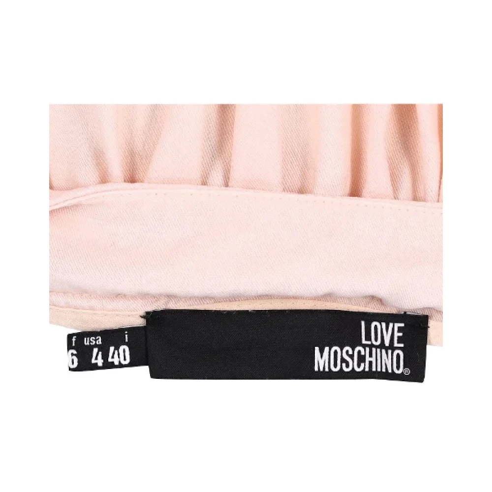 Moschino Pre-Owned Pre-owned Fabric bottoms Pink Dames