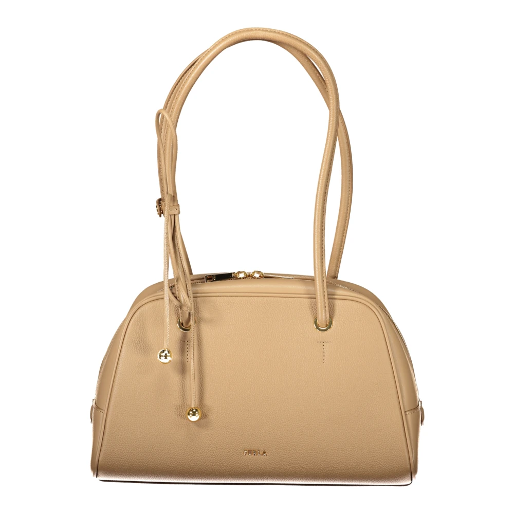 Furla Damen Beige Handtasche Poppy M Shoulder Bag Wb02109 4489S - Bild 3