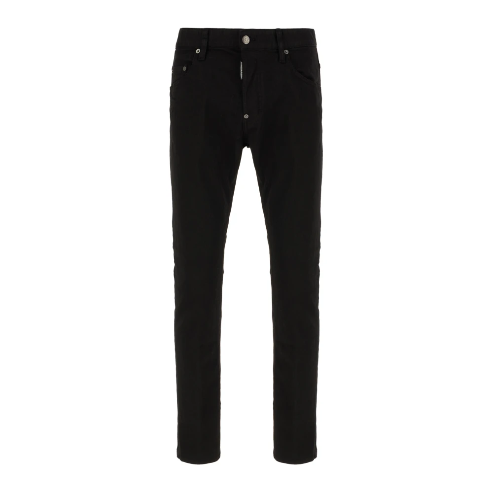 Dsquared2 Men's Black Classic Denim Jeans For Everyday Wear - Slim Fit Jeans - 2XL - Jeans