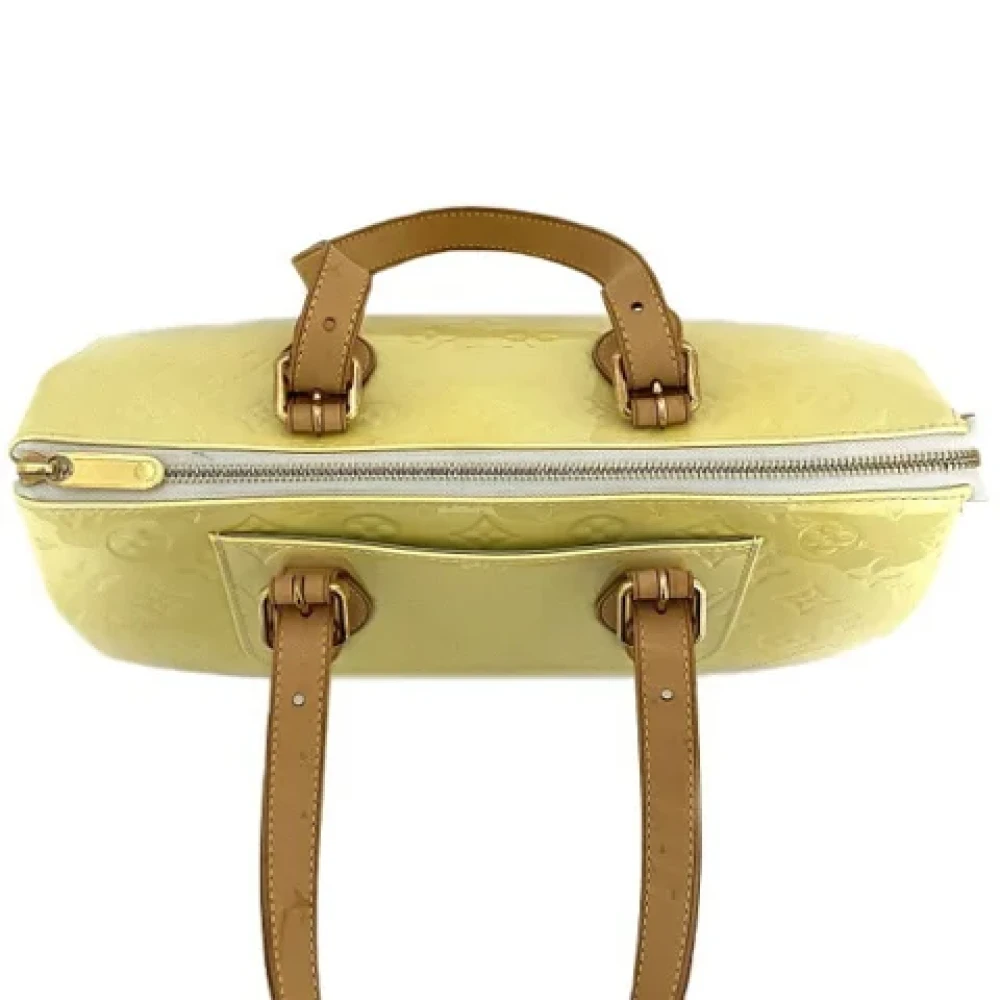 Louis Vuitton Vintage Pre-owned Canvas shoppers Yellow Dames