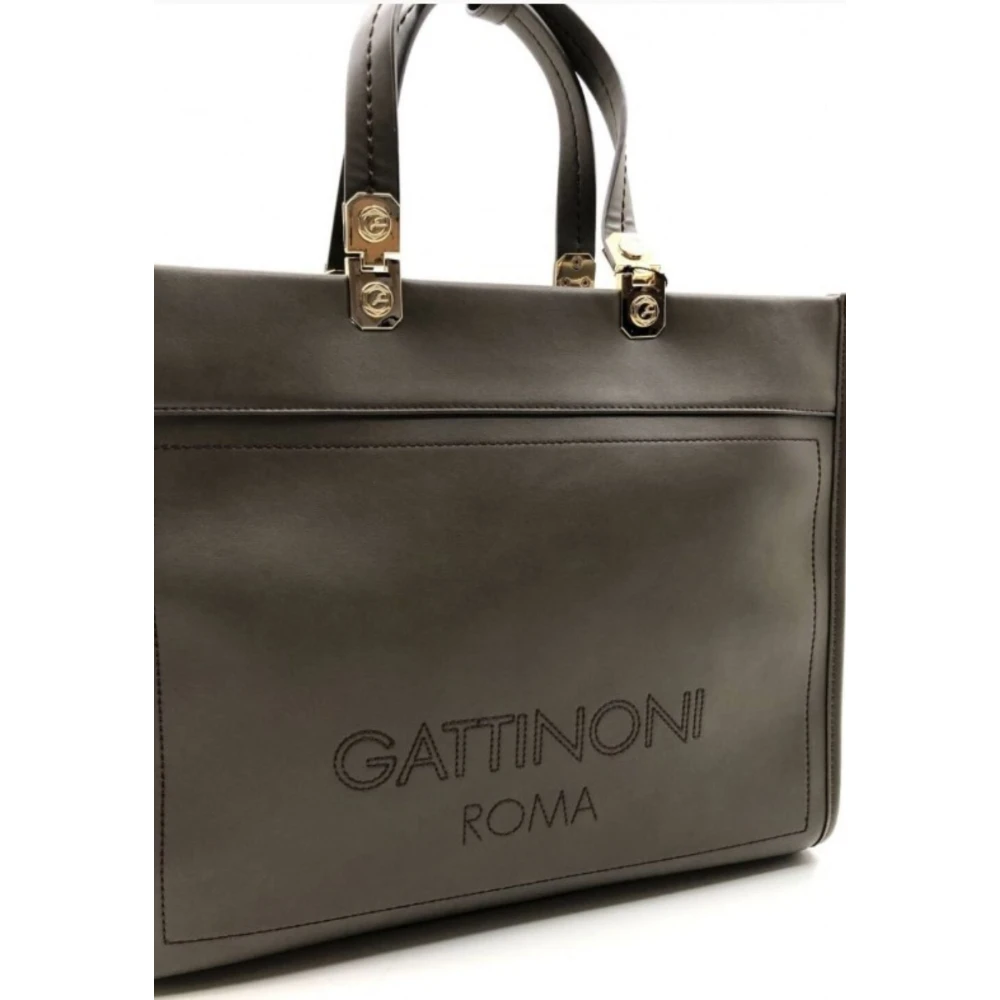 Gattinoni Amelia Dubbele Handvat PU Tas Green Dames