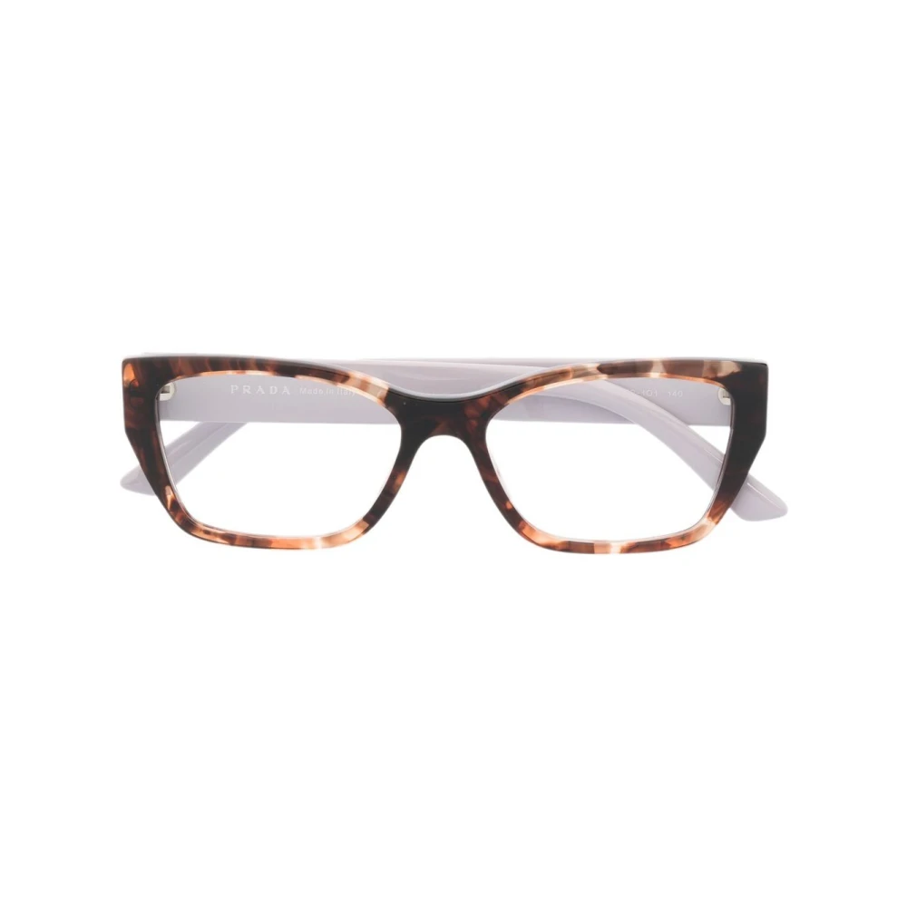 Prada Bruin Havana Optisch Montuur Purple Dames