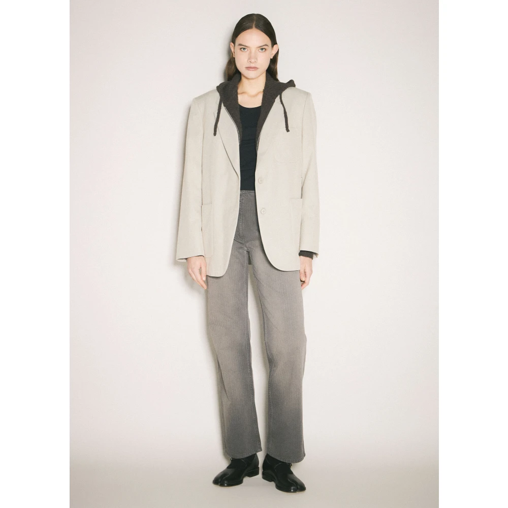 Our Legacy Klassieke Clasp Blazer met Zakken Beige Dames