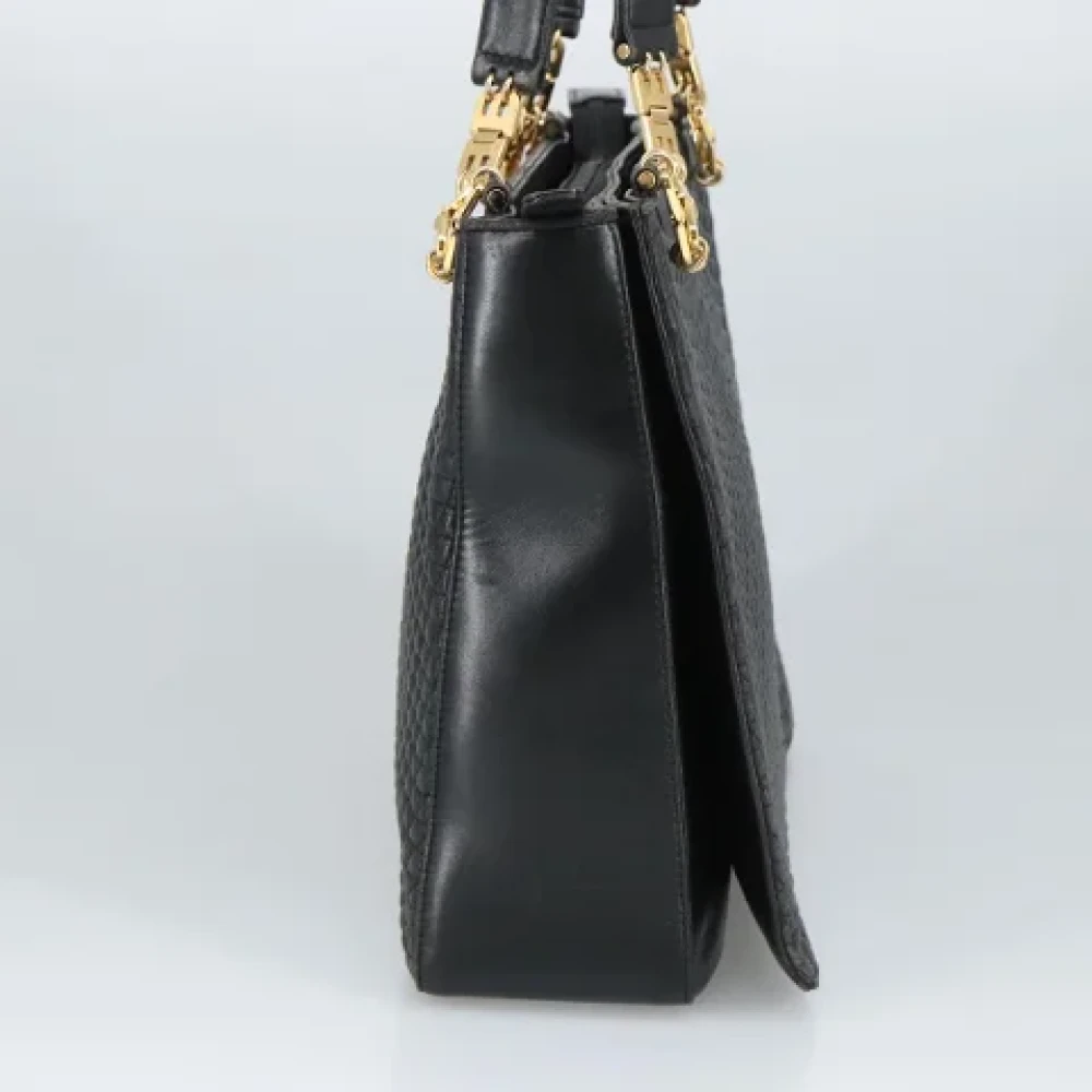 Bally Pre-owned Leather handbags Black Dames