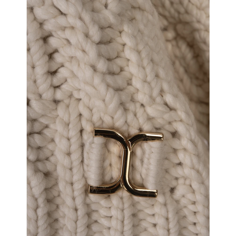 Chloé Melkwitte Crew-Neck Sweater White Dames