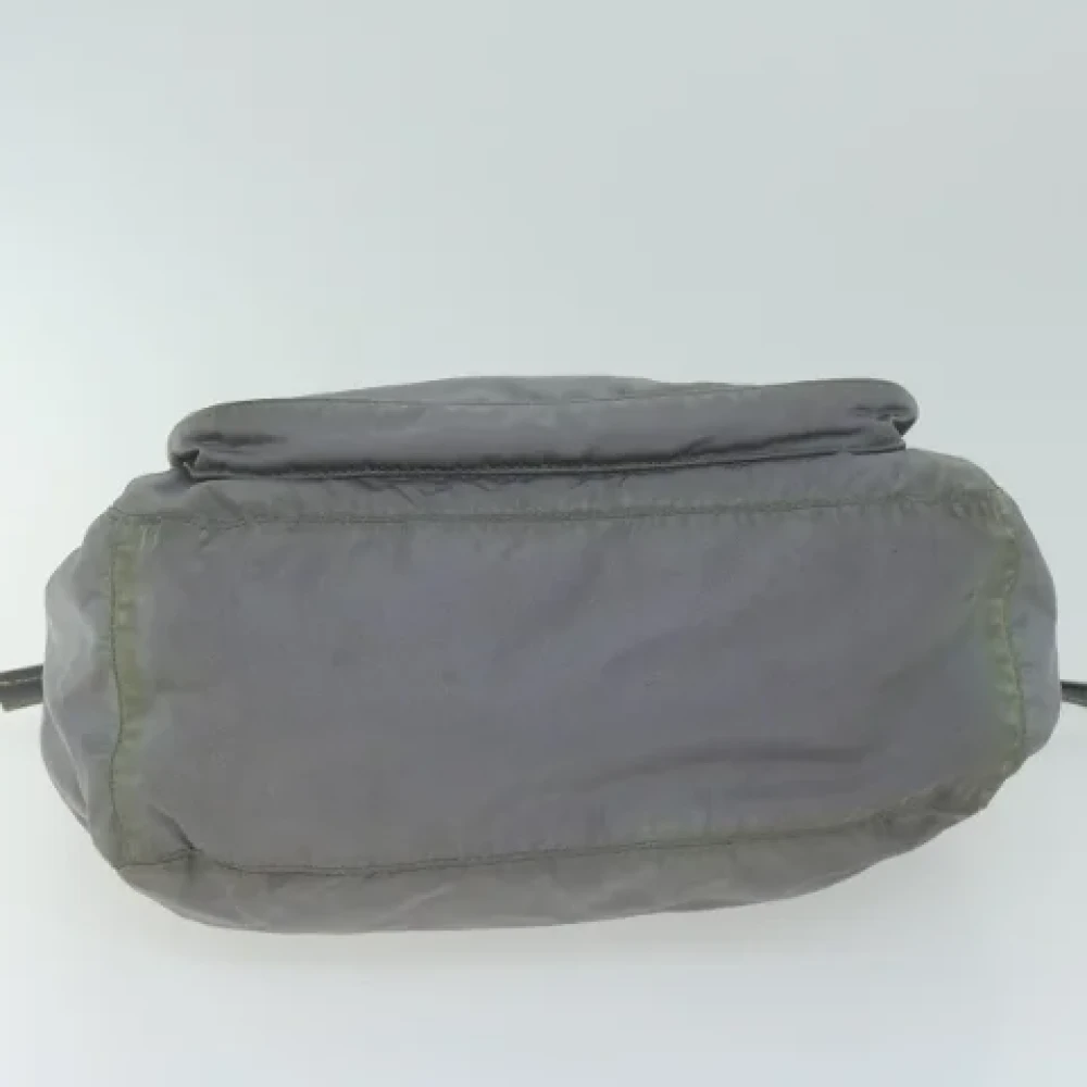 Prada Vintage Pre-owned Nylon prada-bags Gray Dames