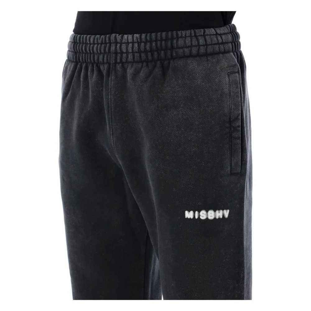 Misbhv Zwarte Community Sweatpants met Grafisch Logo Black Heren