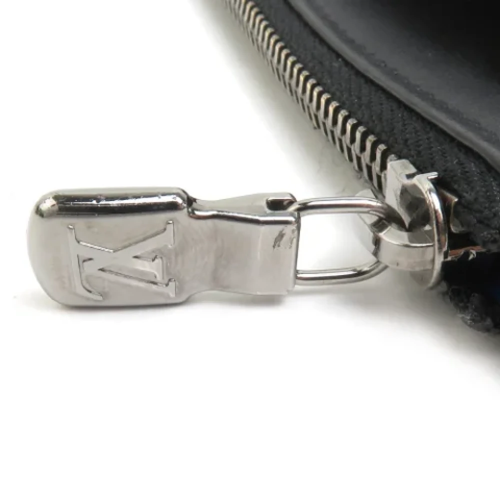 Louis Vuitton Vintage Pre-owned Fabric wallets Black Heren